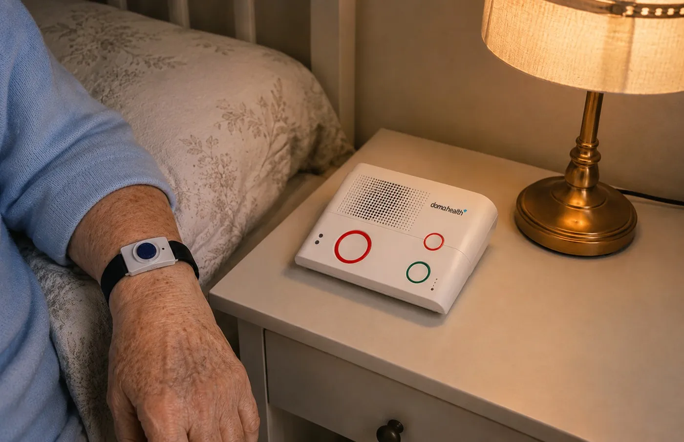 Capteur de détection de chute et bracelet de téléalarme